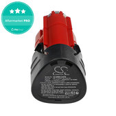 Batterie pour Milwaukee M12 Redlithium XC 4.0, M12 B3 XC, M12 B4 XC, 2000mAh, Li-Ion, 12V, -, HQ