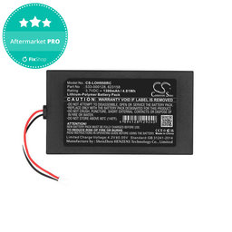 Batterie pour Logitech Harmony 9, 1300mAh, Li-Pol, 3.7V, 533-000128, HQ