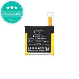 Batterie pour Amazfit A1801, A1808, A1918, T-Rex Verge Lite, 350mAh, Li-Pol, 3.85V, PL512524G, HQ