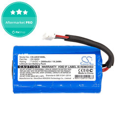 Batterie pour Anker Soundcore Boost, 2600mAh, Li-Ion, 7.4V, 2S18650, HQ