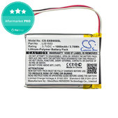 Batterie pour Sony Mdr-Xb950n1, Srs-Ws1, 1000mAh, Li-Pol, 3.7V, LIS1553, HQ