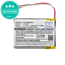 Batterie pour Sony Mdr-Xb950n1, Srs-Ws1, 1000mAh, Li-Pol, 3.7V, LIS1553, HQ