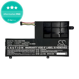 Batterie pour Lenovo Yoga 510 14, Yoga 510 15, 4600mAh, Li-Pol, 7.6V, L15L2PB1, HQ