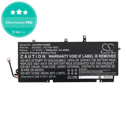 Batterie pour HP Elitebook 1040 G3, 3900mAh, Li-Pol, 11.4V, BG06XL, HQ