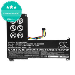 Batterie pour Lenovo IdeaPad 120S, 4050mAh, Li-Pol, 7.5V, 0813007, HQ