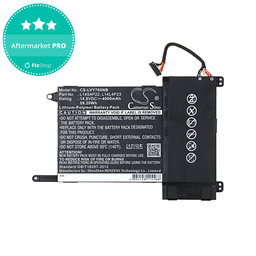 Batterie pour Lenovo Eraser Y700, IdeaPad Y700, 4000mAh, Li-Pol, 14.8V, L14S4P22, HQ