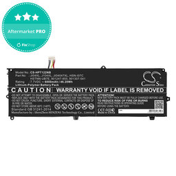 Batterie pour HP Elite X2 1012 G2, 6000mAh, Li-Pol, 7.7V, JI04XL, HQ
