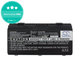 Batterie pour Asus X51RL, T12Jg, T12C, X51L, 4400mAh, Li-Ion, 11.1V, A32-X51, HQ