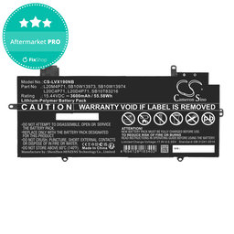 Batterie pour Lenovo Thinkpad X1 Carbon G9, G10, X1 Yoga Gen 6, 7, 3600mAh, Li-Pol, 15.44V, 5B10W13973, HQ