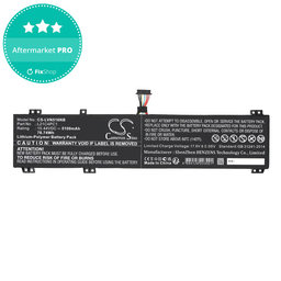Batterie pour Lenovo Legion 5 15ARH7H, 82RD0002SB, 5100mAh, Li-Pol, 15.44V, L21C4PC1, HQ