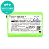 Batterie pour Motorola Talkabout T280, T200, T82, T82 Extreme, 700mAh, Ni-MH, 3.6V, HKNN4002A, HQ