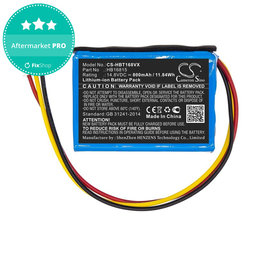 Batterie pour Hobot 168, 188, 198, 268, 288, 298, 368, 388, 800mAh, Li-Ion, 14.8V, HB16815, HQ