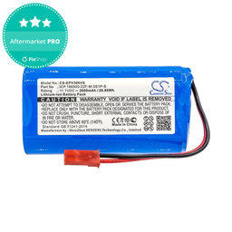 Batterie pour Electropan ilife V5, V5s, 2600mAh, Li-Ion, 11.1V, ICP 186500-22F-M-3S1P-S, HQ