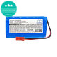 Batterie pour Electropan ilife V5, V5s, 2600mAh, Li-Ion, 11.1V, ICP 186500-22F-M-3S1P-S, HQ