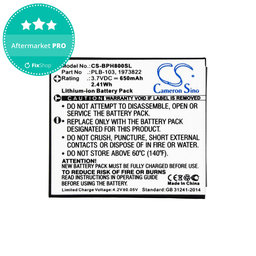 Batterie pour Bang & Olufsen Beoplay H7, H8, H9, 650mAh, Li-Ion, 3.7V, PLB-103, HQ