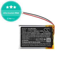 Batterie pour Jabra Evolve 75, 400mAh, Li-Pol, 3.7V, AHB572535PST, HQ