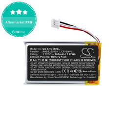 Batterie pour Sennheiser Momentum 2.0, 3.0, Urbanite XL, 600mAh, Li-Pol, 3.7V, AHB622540N1, HQ