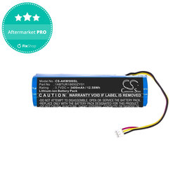 Batterie pour Akai 5000 Solo, Ewi 5000, 3400mAh, Li-Ion, 3.7V, 1ABTUR18650ZY01, HQ