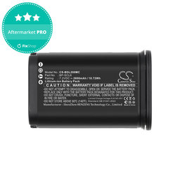 Batterie pour Leica Q2, Q3, SL2, SL2s, 2600mAh, Li-Ion, 7.2V, BP-SCL6, HQ