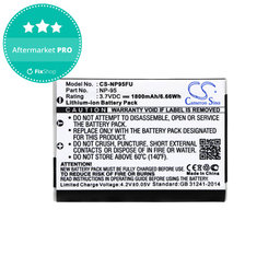 Batterie pour Fujifilm FinePix F30, Ricoh GXR, 1800mAh, Li-Ion, 3.7V, DB-90, HQ