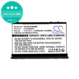 Batterie pour Insta360 One X4, 2350mAh, Li-Ion, 3.85V, CINSBBMA, HQ