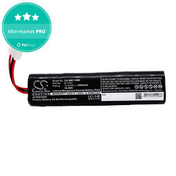 Batterie pour Schiller America AED 10 Jump Start, 3000mAh, Li-MnO2, 12V, 00185-2, HQ