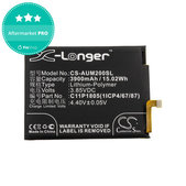Batterie pour Asus Zenfone Max M2, 3900mAh, Li-Pol, 3.85V, C11P1805 (1ICP4/67/87), HQ