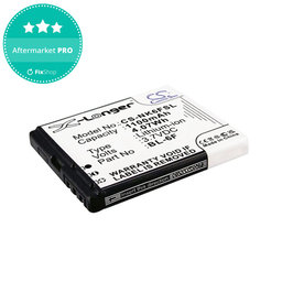 Batterie pour Nokia N78, N79, N95 8GB, 1100mAh, Li-Ion, 3.7V, BL-6F, HQ