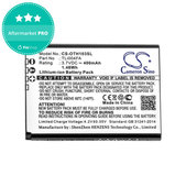Batterie pour Alcatel OneTouch 1013, 1035D, 1046D, 400mAh, Li-Ion, 3.7V, TLi004FA, HQ