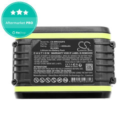Batterie pour Worx WX800.9 MAX, WX-JCR.9, 4950mAh, Li-Ion, 20V, WA3551.1, HQ