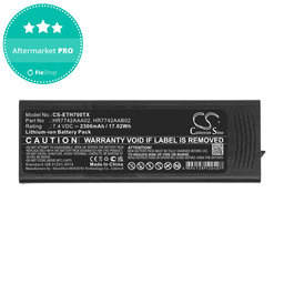 Batterie pour EADS P3G, TPH700, 2300mAh, Li-Ion, 7.4V, HR7742AAA02, HQ