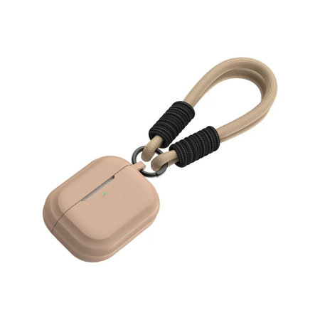 Étui en silicone pour AirPods 1 et 2, Sand Beige