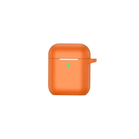 Étui en silicone pour AirPods 1 et 2, Orange