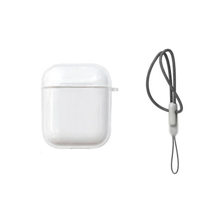Étui en silicone pour AirPods 1 et 2, Transparent