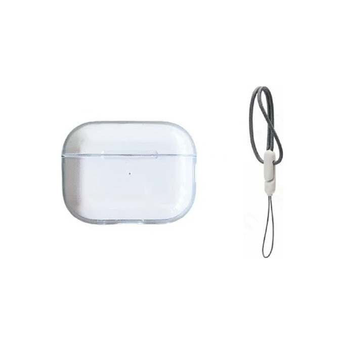 Étui en silicone pour AirPods Pro 2, Transparent
