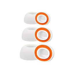 Embouts auriculaires en silicone de remplacement pour AirPods Pro 3, Memory Foam, lot (L, M, S), Blanc