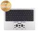 Cadre supérieur clavier pour MacBook Pro 14", A2442 (2021), A2779 (2023), avec clavier US et batterie, Silver, 661-21973, Genuine Apple