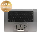 Cadre supérieur clavier pour MacBook Pro 16" A2780 (2023), avec clavier US et batterie, Space Gray, 661-32189, Genuine Apple
