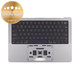 Cadre supérieur clavier pour MacBook Pro 14", A2918 (2023), avec clavier US et batterie, Space Gray, 661-35708, Genuine Apple