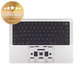 Cadre supérieur clavier pour MacBook Pro 14", A2918 (Late 2023, avec clavier US et batterie, Silver, 661-35709, Genuine Apple