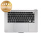 Cadre supérieur clavier pour MacBook Air 15", A3114 (2024), avec clavier US et batterie, Space Gray, 661-40266, Genuine Apple