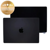 Écran LCD pour MacBook Pro 14", A3112, A3185 (2024), avec vitre avant et couvercl, Space Black, 661-41794, Genuine Apple