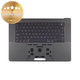 Cadre supérieur clavier pour MacBook Pro 16", A3403 (2024), avec clavier US et batterie, Space Black, 661-42823, Genuine Apple