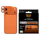Protection d'objectif Fender pour iPhone 17 Pro Max, Orange, PanzerGlass