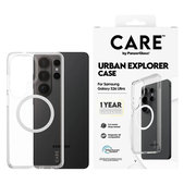 Étui Urban Explorer avec QI blanc pour Samsung Galaxy S26 Ultra, Transparent, PanzerGlass