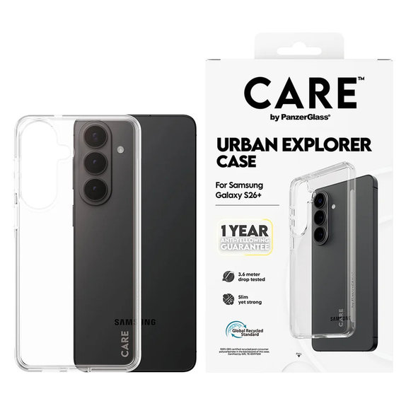 Étui Urban Explorer pour Samsung Galaxy S26+, Transaparentná, PanzerGlass