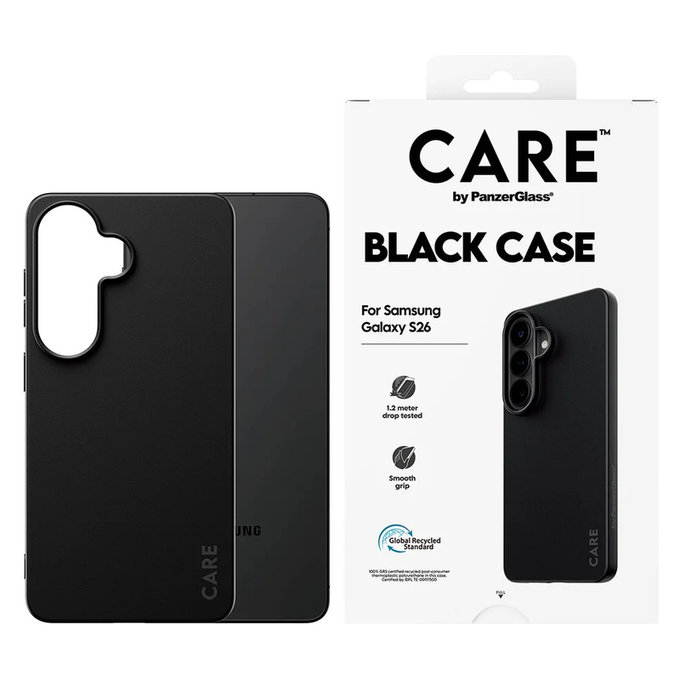 Étui TPU pour Samsung Galaxy S26, Noir, PanzerGlass