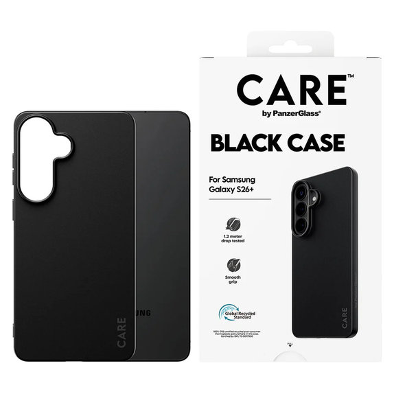 Étui TPU pour Samsung Galaxy S26+, Noir, PanzerGlass