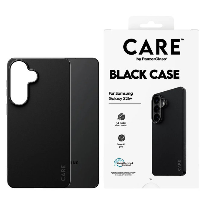 Étui TPU pour Samsung Galaxy S26+, Noir, PanzerGlass