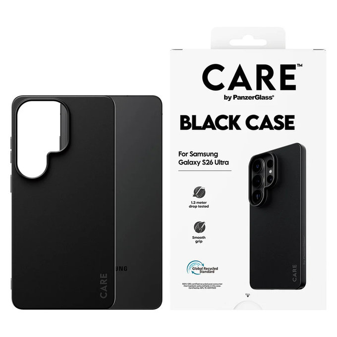 Étui TPU pour Samsung Galaxy S26 Ultra, Noir, PanzerGlass